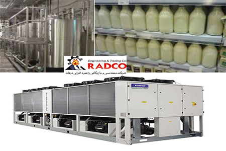 کاربرد چیلر صنعتی در کارخانه تولید شیر