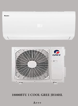 کولر گازی گری مدل +++18000BTU I COOL GREE JH18HL A